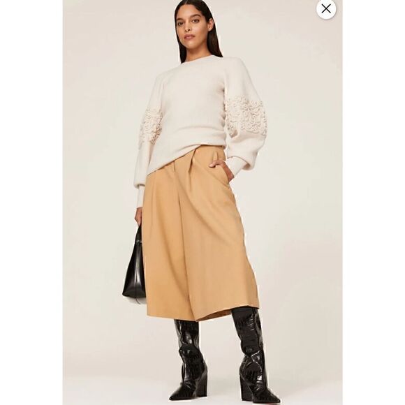 $445 Rebecca Taylor Sweater Womens Small Romantic Soft Feminine Whimsical Classy - Picture 2 of 15